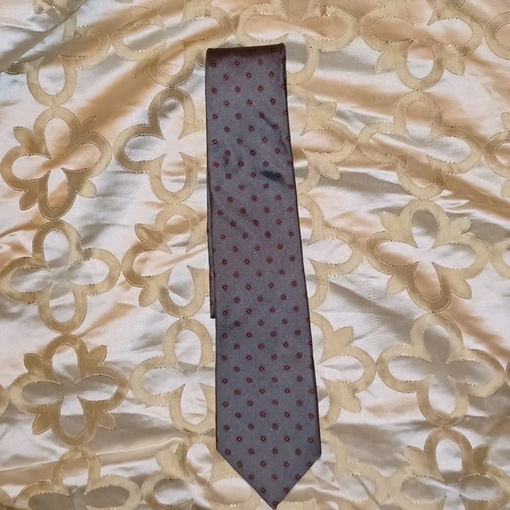 Adolfo Dark Grey 100% Silk Men’s Tie